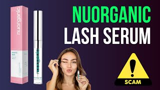 Nuorganic Lash Growth Serum Review Does It Work [upl. by Idzik]