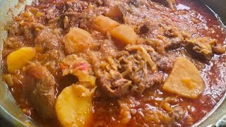 বাঁধাকপি দিয়ে গরুর মাংস রেসিপি।। badhakopi diye gorur mangsho recipe।। [upl. by Ymassej]