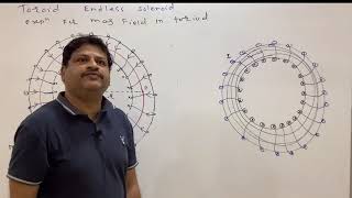 21 Toroid magnetic field inside the toroid and problems on it [upl. by Allix]