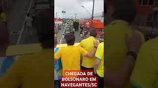 Incrívelveja como foi a chegada de Bolsonaro em NavegantesSC shorts [upl. by Sezen]