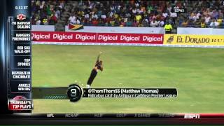 Top 10 Plays  ESPN Sports Centre  Limacol Caribbean Premier League [upl. by Ecnahc]