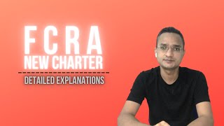 New Updates  FCRA Charter for NPO [upl. by Nodnalb511]