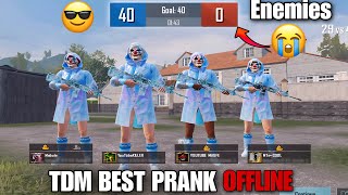 😂PRANK OFFLINE TDM amp ZERO KILL CHALLENGE 😎Solo VS Squad🔥SAMSUNGA3A5J2J3J5J7S5S6J1XMAX [upl. by Pruchno]