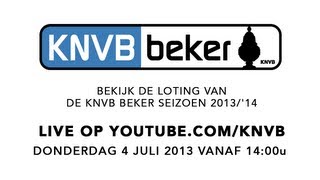 LIVESTREAM KNVB Beker 201314 Loting [upl. by Hurwit]