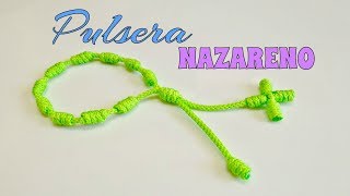 PULSERA de NUDOS FRANCISCANOSNAZARENODECENARIO paso a paso [upl. by Nathanson]