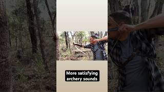 51lb Grozer Assyrian bow in the woods archery traditionalarchery [upl. by Ikciv]