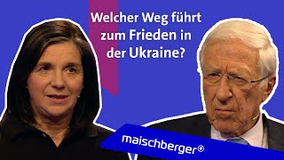 Verhandlungen mit Putin Katrin GöringEckardt B‘90Grüne und Autor Franz Alt  maischberger [upl. by Arymat]