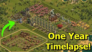 Forge of Empires 1 Year City Timelapse  From Nothing to Unstoppable GBG Fighter in a Year [upl. by Nniuqal]