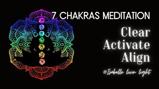 7 Chakras 11min Guided Meditation listen to for 21 days spiritualawakening spiritualalignment [upl. by Avaria]