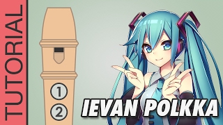 Ievan Polkka  Recorder Tutorial MEME Song [upl. by Rhona]