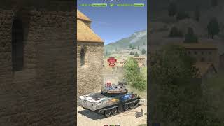 Realistic Mode with XM551 Sheridan Missile wotblitz wotb gameplay reels [upl. by Ahtis]