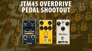 Marshall JTM45 in a Box Shootout  Wampler Plexi Drive vs JHS Charlie Brown vs ZVex Box of Rock [upl. by Nahrut92]