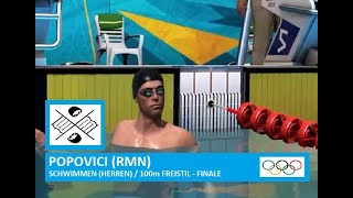 🏅 SCHWIMMEN  100m Freistil  Finale Herren  OLYMPIA 2024 [upl. by Ghassan810]