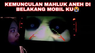 TOLONG ADA KEMUNCULAN MAHLUK ANEH DI BELAKANG MOBIL KU😭 [upl. by Rasec]