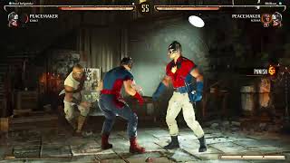 Peacemaker and Eagly First Day Out  Mortal Kombat 1 Gameplay [upl. by Shaffer]