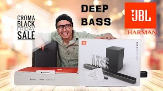 Best Soundbar 2022  JBL Bar 21 Deep Bass with Wireless Subwoofer  Croma Black Friday Sale [upl. by Helli]