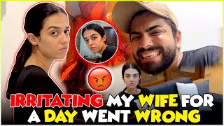 Irritating My Wife For A Day Went Wrong  Laraib Khalid  Zarnab Fatima  Zaraib [upl. by Arahsal]