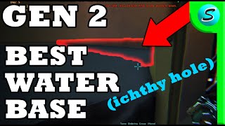 BEST GEN 2 WATER BASE SPOT ichthy hole  ARK Survival Evolved [upl. by Westleigh]