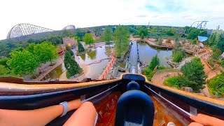 Expedition Zork Toverland  ONRIDE  log flume water ride POV [upl. by Landre325]