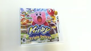 Kirby Triple Deluxe  Nintendo 3DS  Unboxing [upl. by Airdnalahs454]