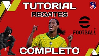 TUTORIAL TODOS LOS REGATES EFOOTBALL 2024 [upl. by Atinat]