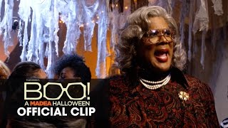 Boo A Madea Halloween 2016 Movie – Tyler Perry Official Clip – ‘Bottom Half’ [upl. by Neeluj543]