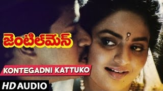 Kontegadni Kattuko Full Song  Gentleman Songs  Arjun Madhubala AR Rahman  Telugu Songs [upl. by Egiaf]