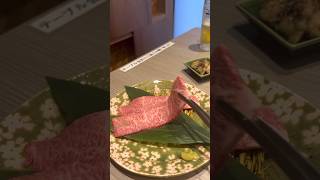 ASMR  Japanese Wagyu beef yakiniku shorts wagyu beef yakiniku satisfying asmr [upl. by Lynus]