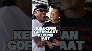 Gofar Hilman ketemu AHY masih aja nglucu di akhirnya😂 gofarhilman sekutomotif [upl. by Christis]