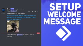 Setup Welcome Message Bot Dyno [upl. by Eniamrahs]