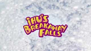 Ihus Breakaway Falls dropping at Aquatica Orlando [upl. by Cattier]