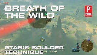 Breath of the Wild Speed Runner Stasis Boulder Trick [upl. by Cristabel32]