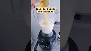 Bolo de flocão sem farinha 😋 receitas bolo bolosemglúten lanches receitafacil bolocaseiro [upl. by Ianaj]