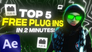 TOP 5 Free Plugins you need in 2024 After Effects [upl. by Almita235]