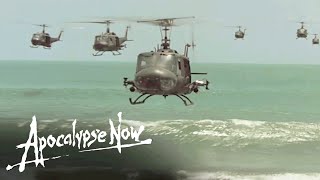 Helicopters Fly Over amp Destroy A Village  Apocalypse Now [upl. by Darach]