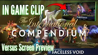 TI 2024 Versus Screen In Game  Dota Compendium Reward [upl. by Joris]