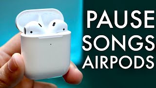 How To Pause Songs With AirPods [upl. by Aiela]