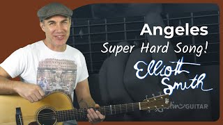 Angeles Guitar Lesson amp Cover  Elliott Smith [upl. by Carbrey423]