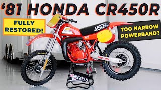 Fully Restored 1981 Honda CR 450 [upl. by Cobb]