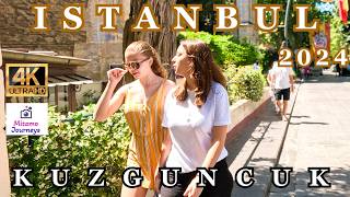 ISTANBUL 4K ASIAN SIDE WALKING TOUR  KUZGUNCUK DISTRICT  CAFES RESTAURANTS  JUNE 10TH 2024 [upl. by Ycniuqed836]