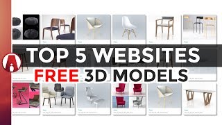 Top 5 Websites for FREE 3D Models [upl. by Adliwa]