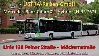 Sound Bus MercedesBenz Citaro C2 Hybrid von ÜSTRAReisen GmbH  H BF 7671 Voith [upl. by Komsa386]