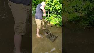 S0471 Unclogging a storm drain after heavy rain in Germany shorts [upl. by Novart]