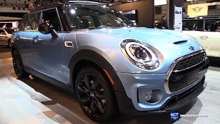 2017 Mini Cooper S Clubman All4  Exterior and Interior Walkaround Debut at 2016 New York Auto Show [upl. by Lacombe829]