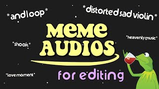 MEME SOUND EFFECTS FOR EDITING  PART 7 [upl. by Nede870]