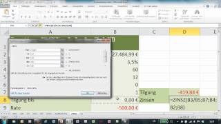 Excel  Funktion ZINSZ  Wert der Zinsen einer Rate ermitteln [upl. by Gaul]