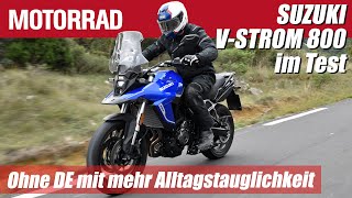 Suzuki VStrom 800 2024 im Test Weniger Offroad noch mehr Reise [upl. by Cohligan956]