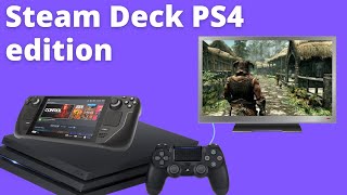 Start playing your Steam games on the PS4 Steam Deck OS for the win [upl. by Birchard400]