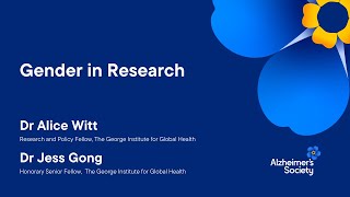 Exploring Gender in Research with Dr Alice Witt and Dr Jess Gong [upl. by Stodder]