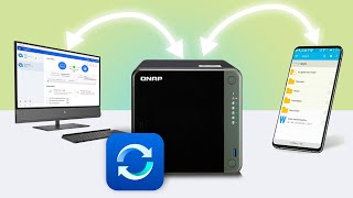 Sincronización de archivos entre dispositivos con QNAP Qsync [upl. by Yetac]